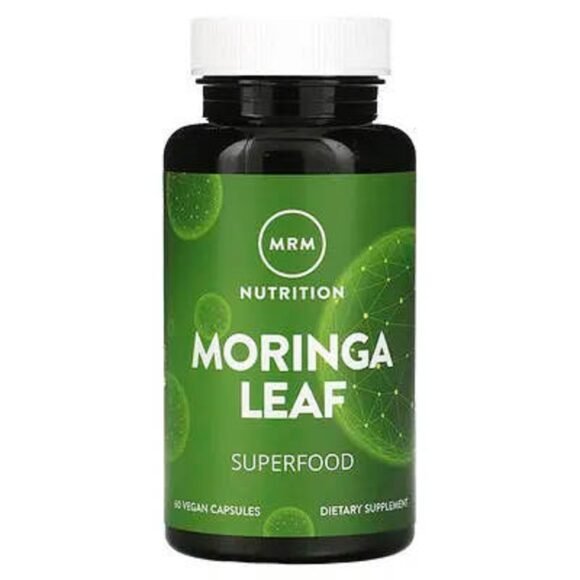 MRM Nutrition, Nutrition, Feuille de moringa, 60 capsules vegan
