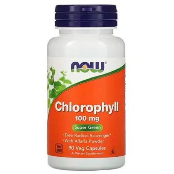 NOW Foods, Chlorophylle, 100 mg, 90 capsules végétariennes PRIX MAROC