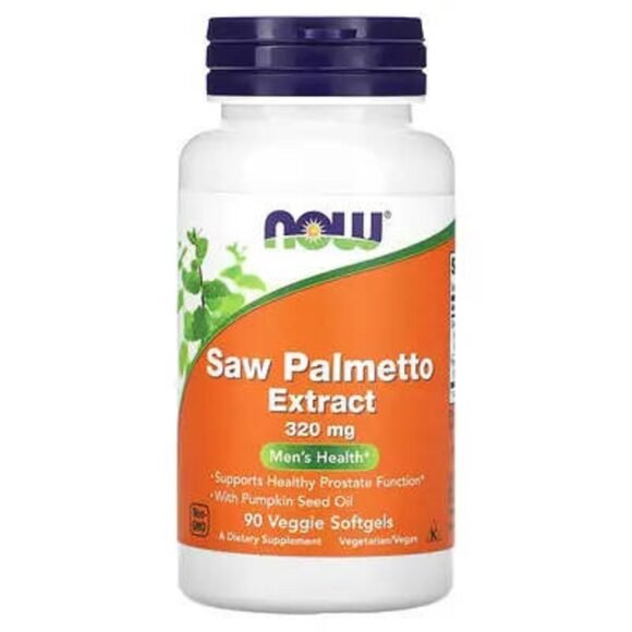 NOW Foods, Extrait de chou palmiste, Santé masculine, 320 mg, 90 capsules Saw palmetto maroc