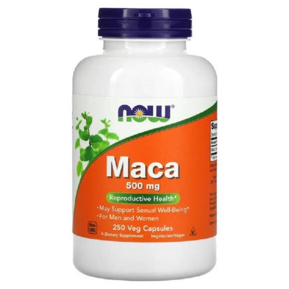 NOW Foods, Maca, 500 mg, 250 capsules végétariennes