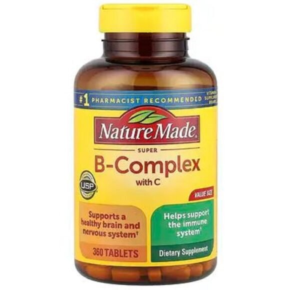 Nature Made, Complexe Super-B avec vitamine C, 360 comprimés PRIX MAROC