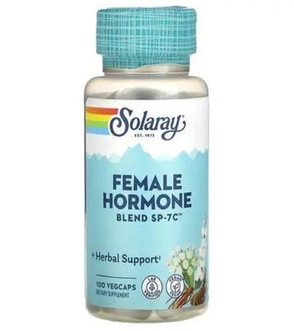 Solaray, Hormone Femelle Blend SP-7C, 100 VegCaps prix maroc