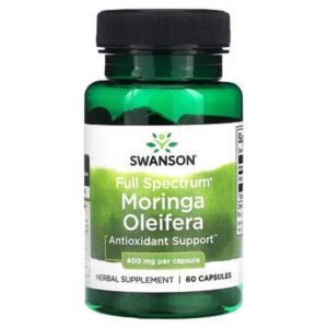 Swanson, Moringa oleifera à spectre complet, 400 mg, 60 capsules MAROC