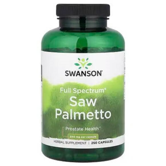 Swanson, saw palmetto à spectre complet, 540 mg, 250 capsules maroc