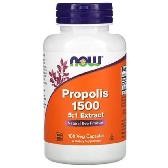 NOW Foods, Propolis 1500, 100 capsules végétariennes maroc